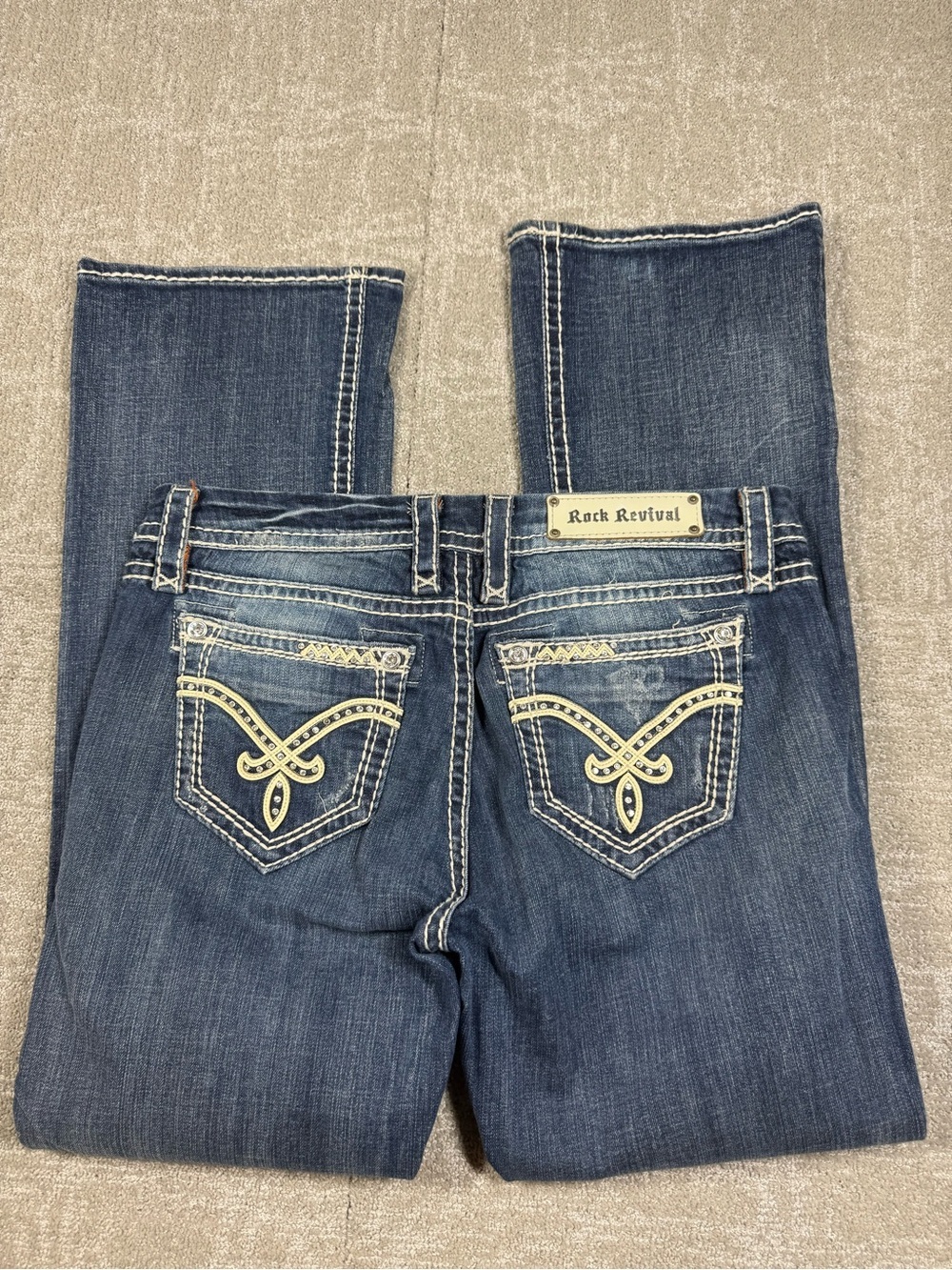 Rock Revival Irene Easy Boot Jean Women Size 30 - Picture 8 of 9